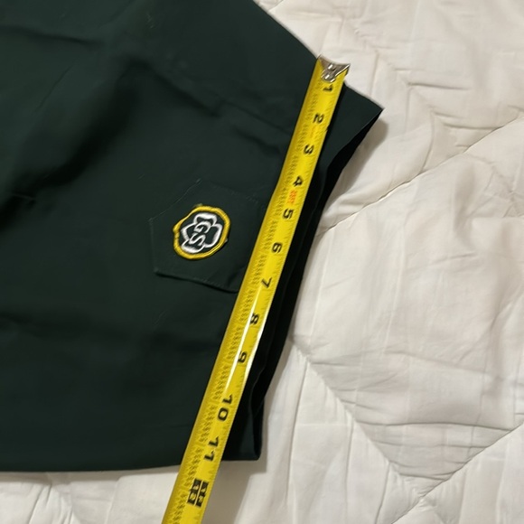 Vintage 60s Girl Scouts High Rise Uniform Skirt Hunter Green - Picture 9 of 9